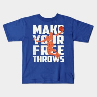 Make your Free Throws Kids T-Shirt